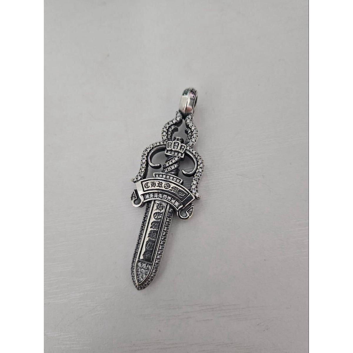 Used 925 Silver Dagger Cross