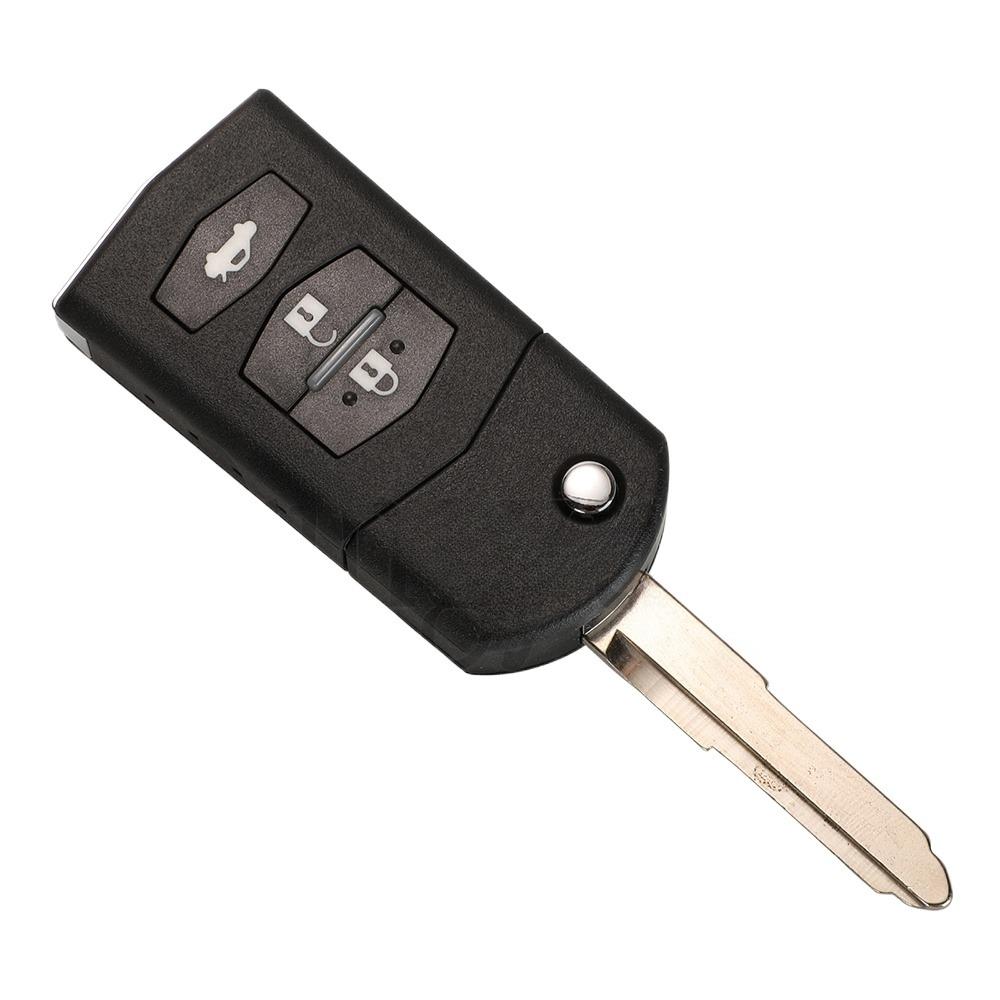433MHz Folding Remote key Car Starter ID63-80bit For Mazda 2 3 5 6 Mitsubishi system SKE126-01 SKE126-A1 3/2 Buttons