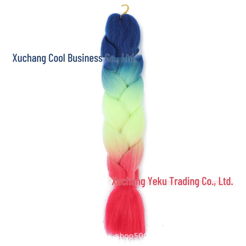 Three, Four, Five-Color Gradient High-Temp Fiber Jumbo Braid Material