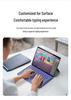 Colorful Backlit Bluetooth Keyboard Cover for Surface Pro 12