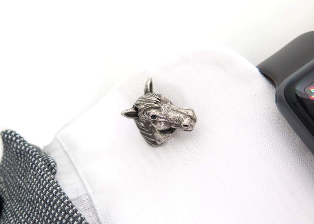 TATEOSSIAN Mechanical Animals Horse Cuffs (Cufflinks)