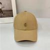 Autumn and winter three-dimensional letter woolen material hard top warm baseball cap men and women versatile face small cap tide