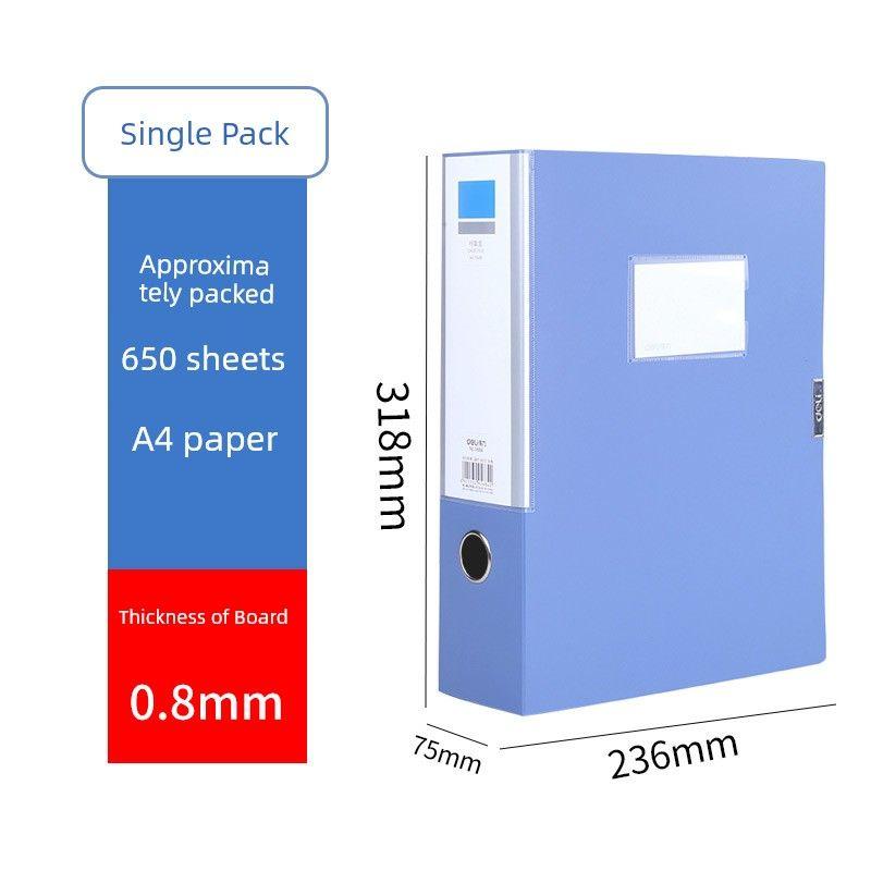 Deli Data Thickened Folder File Box