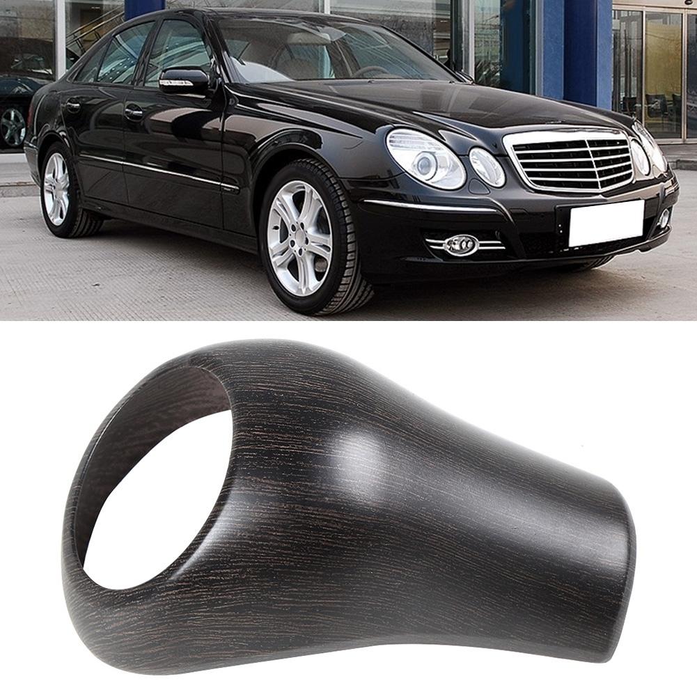 Gear Shift Knob Cover Fits for Mercedes Benz a C E G GLS Left Hand Driving(Oak Grain )