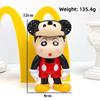 Crayon Shin Chan Pvc Figurine With Removable Mickey And Minnie Headgear For Collectors And Fans