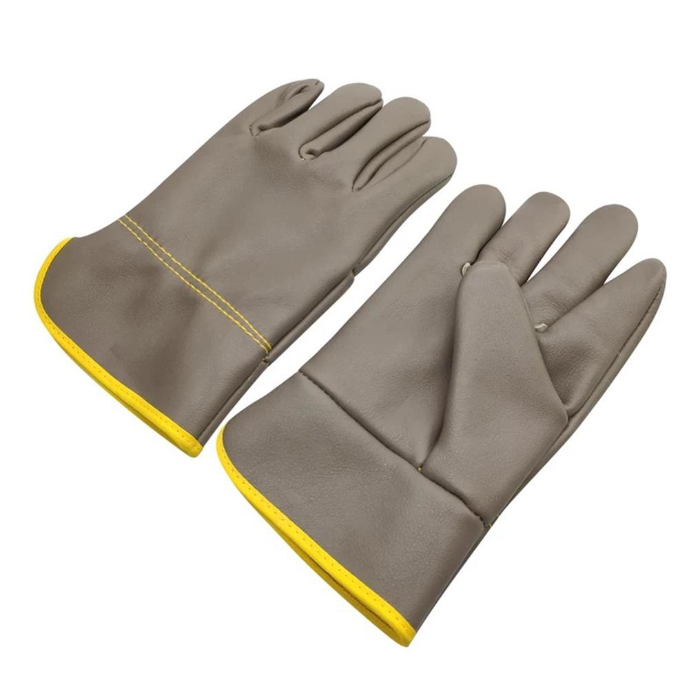 Gants de soudure en cuir de vache Court Gants de sécurité Nouveau Gant de mécanicien