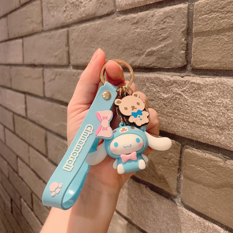Adorable Cartoon Strawberry Bear Keychain Creative Gift Bag Charm For All Occasions