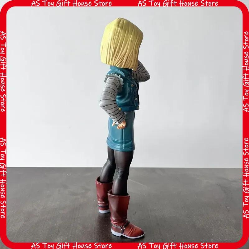 Dragon Ball Z Android 18 Pvc Figure Movable Joints 27Cm Anime Character Model Exquisite Desktop Decoration Collection Gift