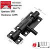 304 Stainless Steel Door Bolt Latch - Anti-theft, Surface Mounted for Wooden Doors and Windows