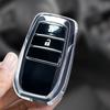 TPU Car Key Case for Toyota Land Cruiser Prado Crown TLK Yaris Cross Hilux Innova Rav4 Fortuner Camry Prius Corolla Avalon CHR