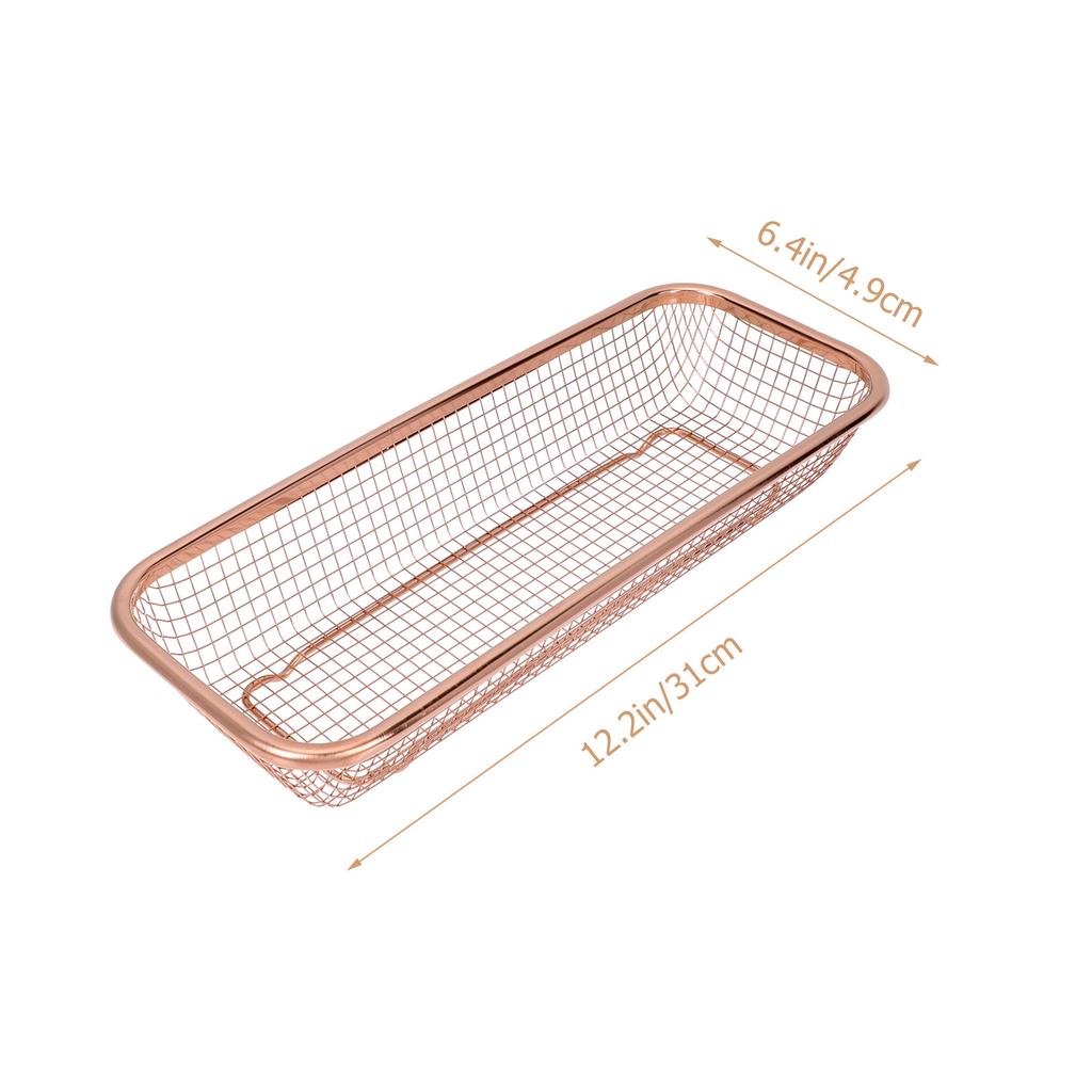 Stainless Steel Chopsticks Basket Fine Workmanship Desktop Cutlery Organizer Multipurpose Utensil Storage Jar Drain Basket