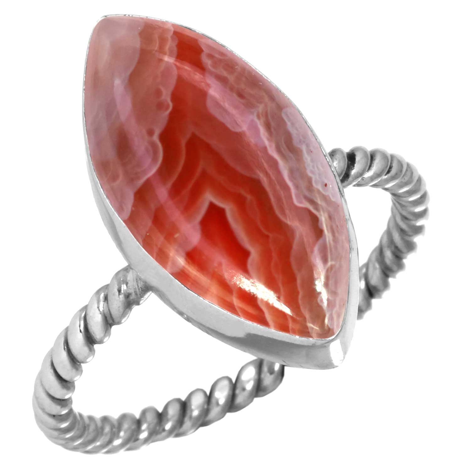 

Кольцо из стерлингового серебра 925 пробы с драгоценными камнями, ювелирные изделия ручной работы, подарок на День матери, амазонит, ангелит, голубой опал, ботсванский агат, мохаве, лазурит, хризоколла 7