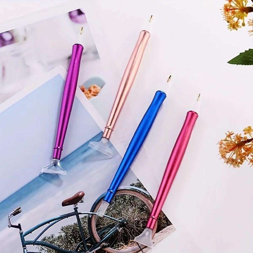 Handmade Alloy Crystal Point Drills Round Square Diamonds Electric Diamond Art Pen  DIY Projects