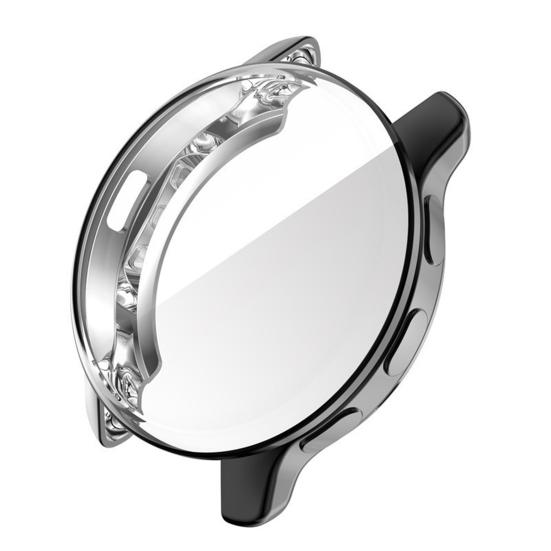 

Watch Protective Case TPU Plating Smart Watch Full Coverage Screen Protector Cover for Garmin Venu 2 Plus чёрный