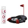 Adjustable Red Laser Golf Putter Aid with Automatic Ball Return and Double Line Alignment
