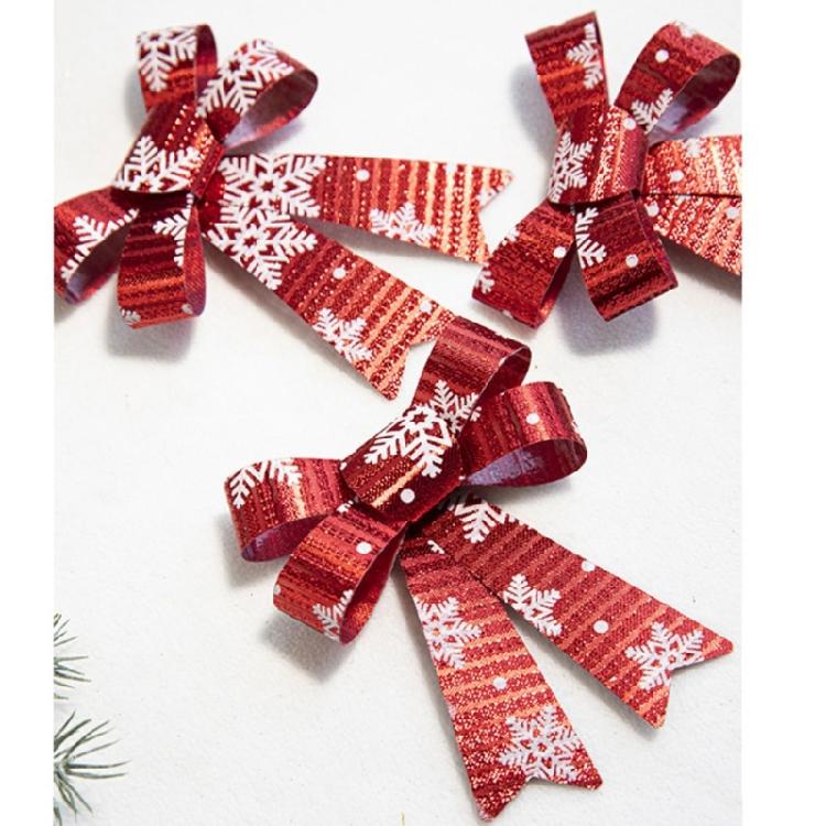 Decorative Christmas Cabinet Bowknot Sturdy and Fade Resistant Portable Accessory for Indoor Designers Daily Use