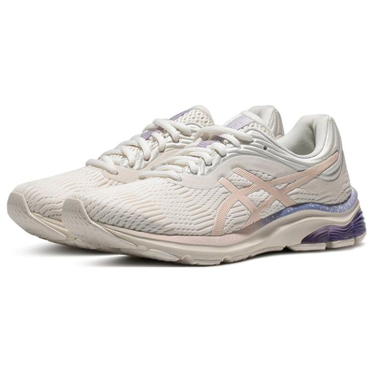 Asics Gel-Pulse 11 Fabric Synthetic Leather Low-Top Running Shoes Women Sneakers Brown Pink 1012B138-201