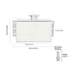 Coolant Overflow Tank 1L Aluminum Alloy Universal Expansion Reservoir Tank for Car Refitting