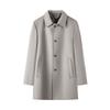 SEPTWOLVES Men's Wool Blend Lapel Overcoat