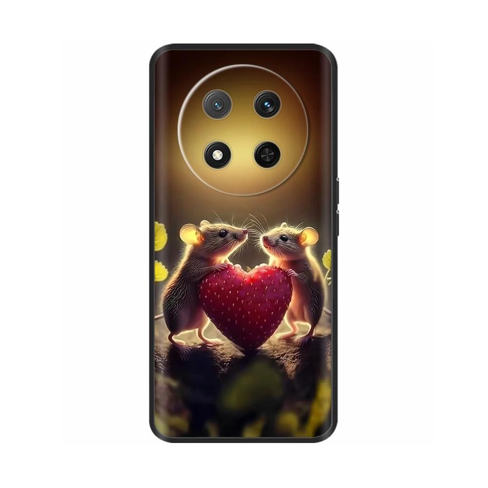 Für Honor Magic7 Lite 5G Hülle Blume Weiche Silikonhülle Für Coque Honor Magic7 Lite Hülle Magic 7 Handyhülle Magic7 Pro Schalen
