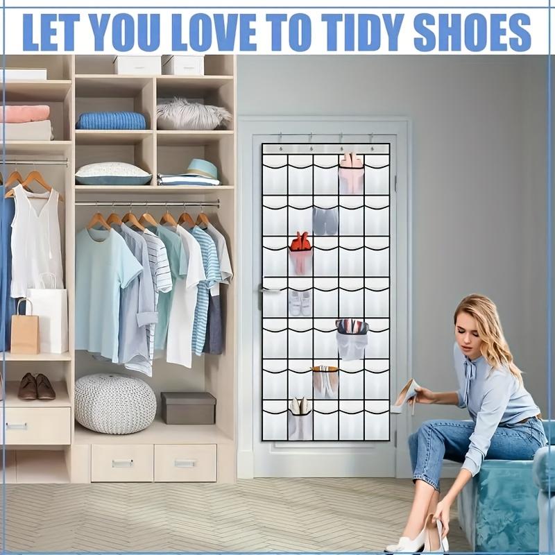 1pc Multi-functional Shoe Storage Bag Behind The Door Household Wall Hanging Sundry Storage Bag Hanging Shoes