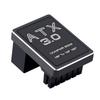 CY Adapter 12VHPWR ATX3.0 PCI-E 5.0 Power Modular Adapter 12+4 Pin to 12+4 16 Pin Downward 360 Degree U-Shape Back Angle 4080 5090TI 16 Pin 12+4P
