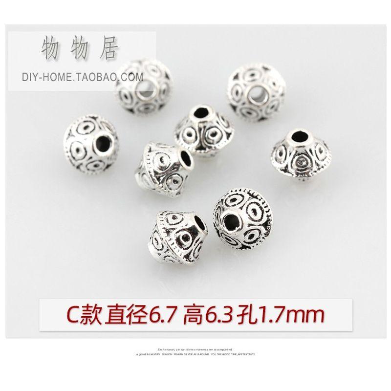 

DIY Colorfast Spacer Beads Accessories Crystal Bracelet C a pack of 50