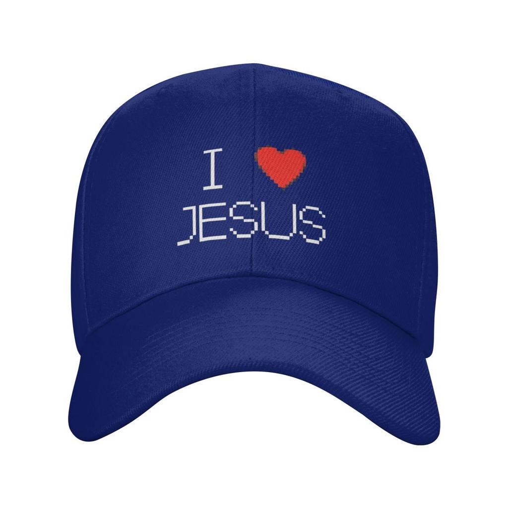 I Love Jesus God Cross Print Baseball Caps Fashion Men Women Hats Outdoor Cap Streetwear Baseball Hat Casquette