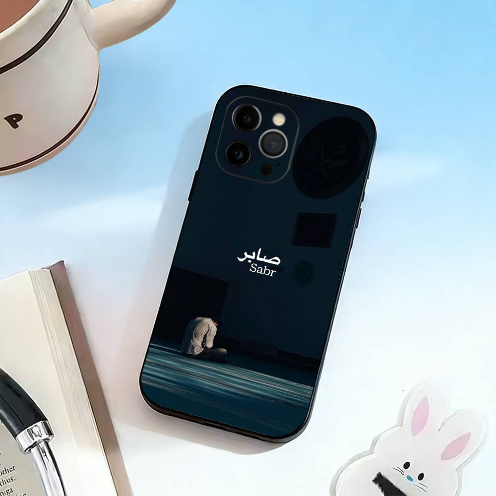 

SABR PATIENCE Phone Case For iPhone 17,16,15,14,13,12,11 Plus,Pro Max,XS,Soft Silicone Black Cover iPhone16pro