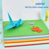 Colored Origami Craft Paper: A4 Thick Cardstock for Kindergarten & Student DIY Projects