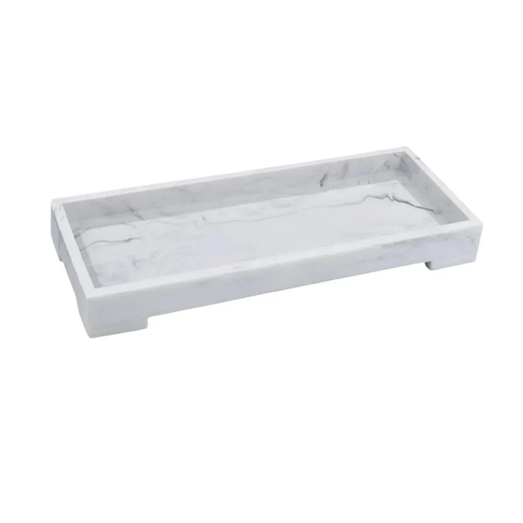 Stylish Silicone Tray for Countertop Organization Perfect for Bathroom Accessories Waterproof and Easy To Maintain Design