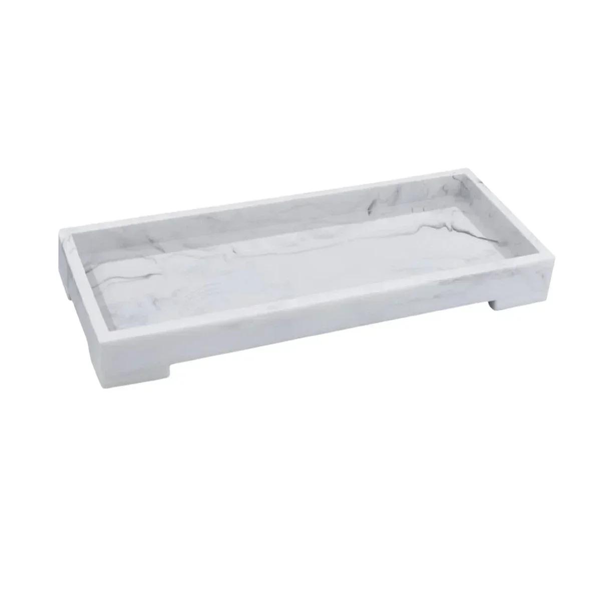 

Stylish Silicone Tray for Countertop Organization Perfect for Bathroom Accessories Waterproof and Easy to Maintain Design