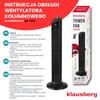 Wentylator kolumnowy podłogowy z pilotem 55W KLAUSBERG KB-7876
