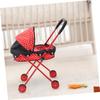 Vaguelly Doll Stroller Hand Cart Babies Dolls Stroller Wagon Furniture Dolly Trolly Dolly Mini Toys for Furniture Dollies Toys Push Cart Little Doll