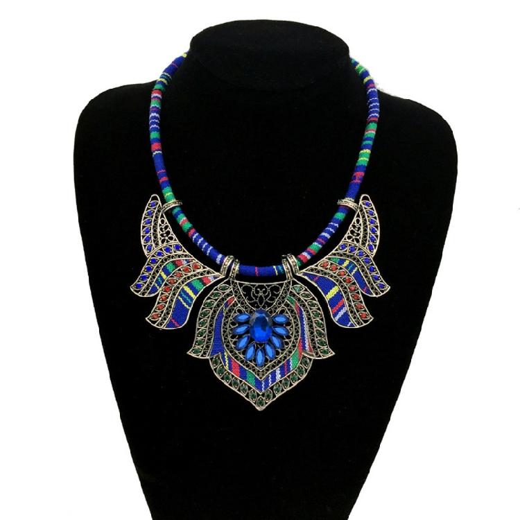 Collier Ras-du-cou Tribal Mode Bijou de Costume Cadeau pour Femmes Meilleure Amie
