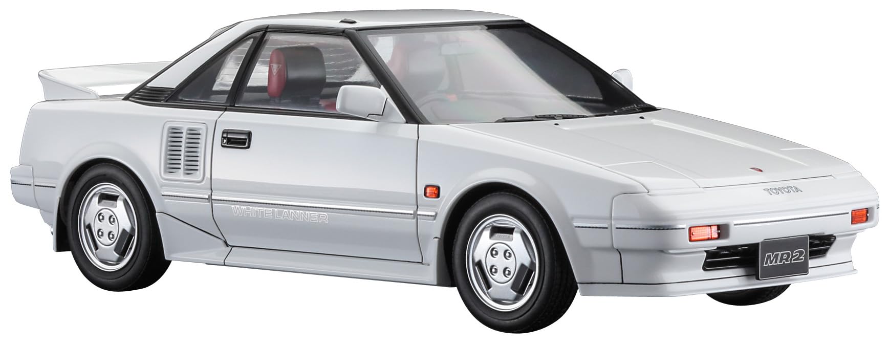 

Hasegawa Toyota MR2 Early Model White Runner Plastic Model 20656 1/24 (AW11)