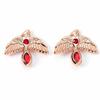 Fawkes Rose Gold Tone Stud Earrings