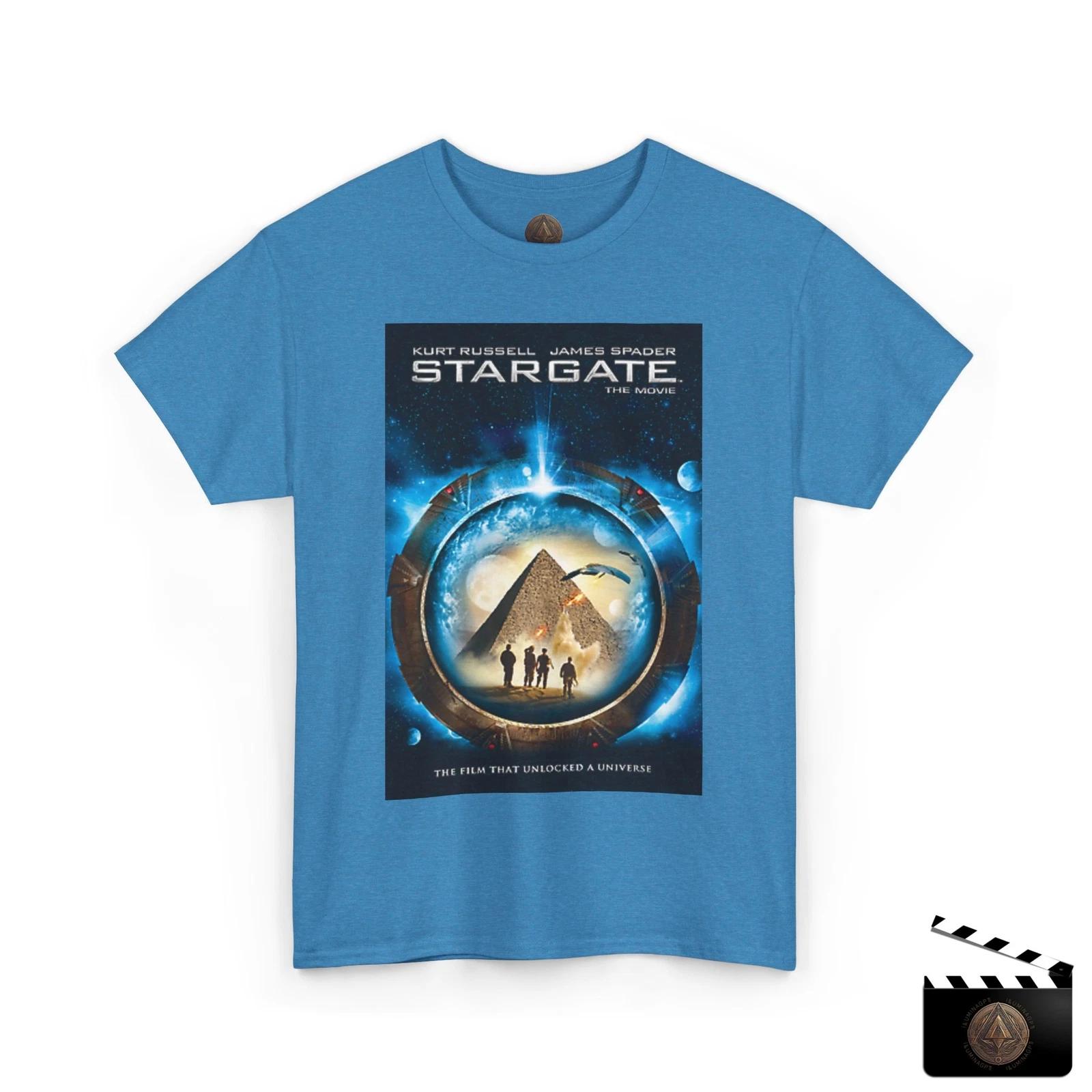 Retro Stargate Movie Poster T shirt For Men & Women, Sci-Fi Fan Gift 4XL