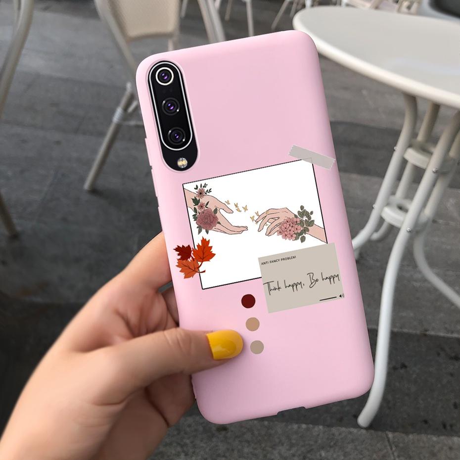 Lovely Printing Jelly Phone Case For Xiaomi Mi 9 SE Mi9 Soft Silicone TPU Back Cover For Xiaomi Mi 9 Lite Mi 9SE 9 SE Bumper