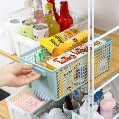New Kitchen Organizer Under Sink Drawer Storage Box Cabinet Desktop Snack Makeup Storage Box Spice Organizer Kitchen Accessories