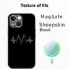 S-stock fashion pattern lucky design Phone Case For iPhone 17 16 15 14 13 12 Plus Pro Max  High-end Luxury Magsafe Sheepskin