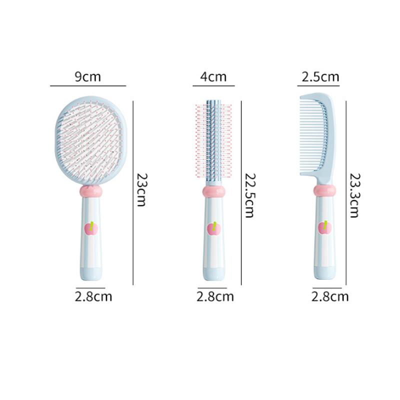Air Cushion Comb Brush Hair Scalp Massage Hairbrush Detangle Anti Static Salon Hairdressing Curling Comb Styling Tool 3 Styles