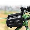 Bike Front Beam Bag Support Touch Screen Bike Phone Mount Bag Large Capacity Cycling Top Tube Bag for 7in Phones