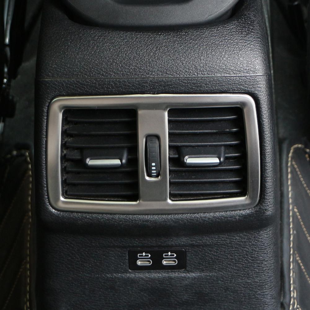Car Rear Seat Air Conditioning Outlet Frame Trim for BMW X1 F48 2016 - 2025  AC Vent Center Armrest Box Cover Accessories