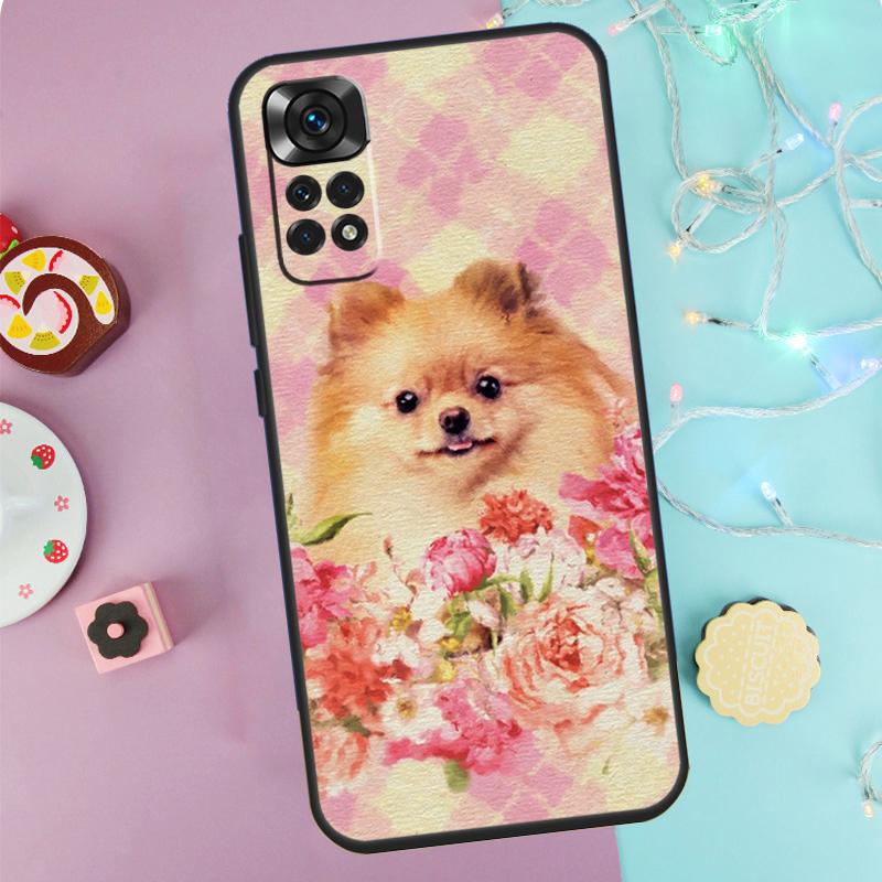 

Cartoon Pomeranian Dog Case For Xiaomi Redmi Note 14 13 9 10 11 12 Pro 9S 10S 11S 12S Redmi 13C 10C 12C 14C Cover Redmi Note 12S