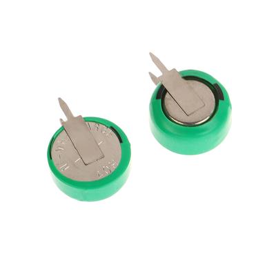 10 ks 1,2V 40mAh Ni-Mh dobíjecí baterie s pájecími vývody pro časovač, hračky, hodinky, naslouchátko, solární zařízení, knoflíková mincová článek