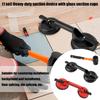Aluminum Alloy Vacuum Handling Device Secure Suction Lifter Gripper for Oversized Glass Sheets and Wall Tiles Carriers M4YD