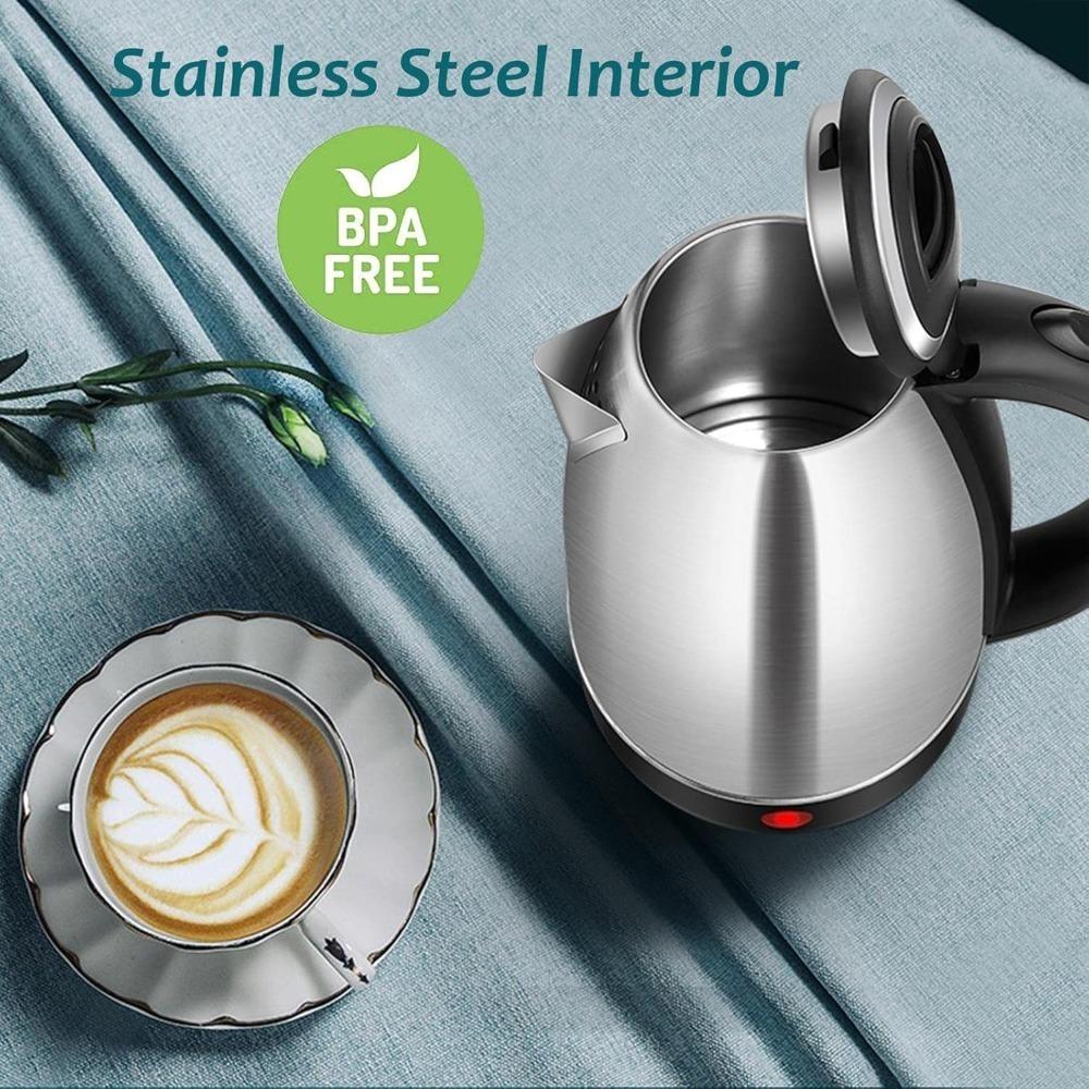 2L Electric Kettle Stainless Steel Electric Tea Kettle Fast Boiling Water Automatic Power Off Anti Dry Boiling Hot Water Kettle