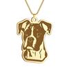 Kinitial Cute Dog Puppy Pendant Necklace For Women Men Stainless Steel Charm Necklace Wholesale Christmas Gift Jewelry