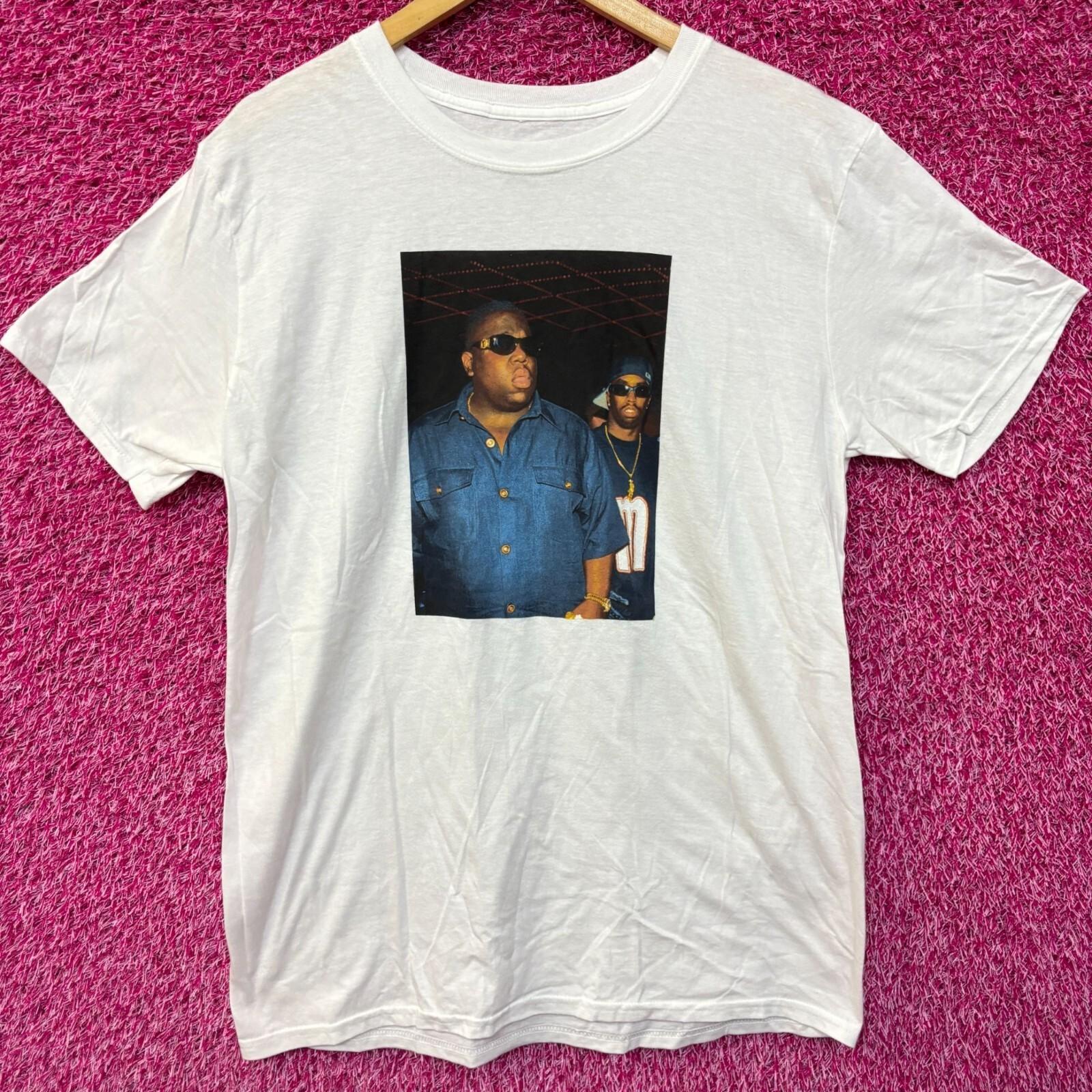 Bad Boy Records The Notorious BIG  Diddy Rap Tee Size Large XL